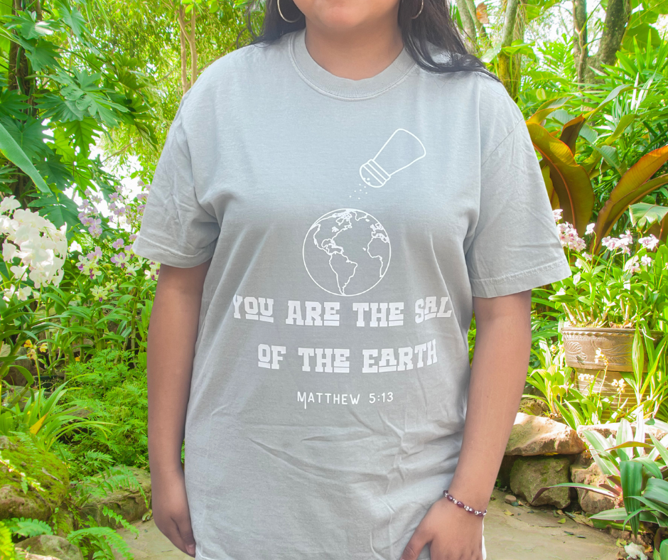 You Are the Salt of the Earth Tee- Bay color