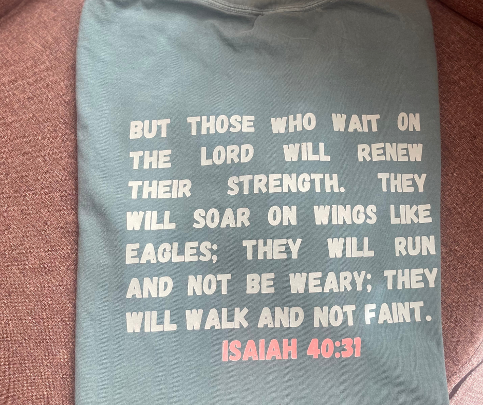 Soar on Wings Like Eagles - Isaiah 40:31 Tee